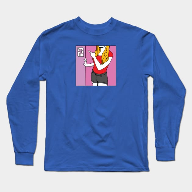 Exit is that way Long Sleeve T-Shirt by magyarmelcsi